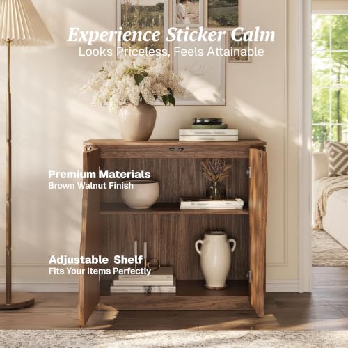 Simms 35" Sideboard Buffet Cabinet - Brown Walnut, view 4