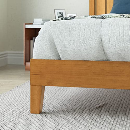 Zinus Alexis Deluxe Wood Platform Bed Frame with Headboard, King, view 5