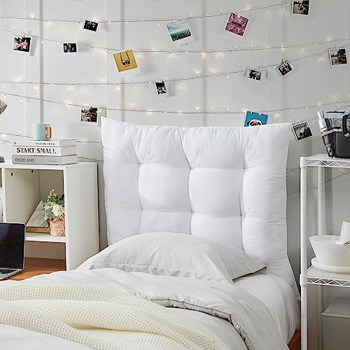 Rainha - Puffy Tufted College Headboard - White