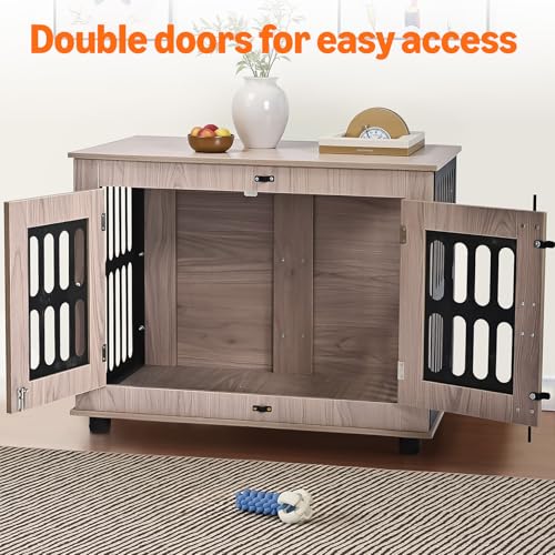 Heavy Duty Dog Crate Furniture for Small to Medium Dogs, view 6