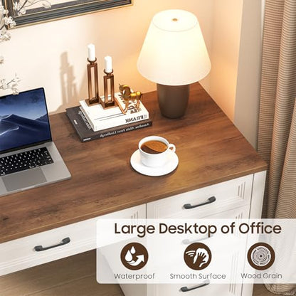 Farmhouse Executive Desk, view 8