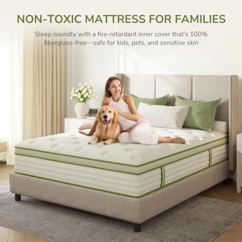 Full Size Mattress 14 Inch Hybrid Memory Foam Mattress in a Box, view 7