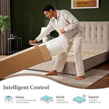 Belhome Full Mattress, 10 Inch Hybrid Mattress in a Box, view 7