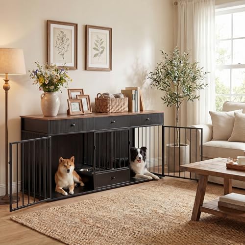 Double Dog Crate Furniture, view 2