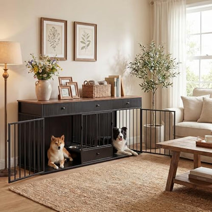 Double Dog Crate Furniture, view 2