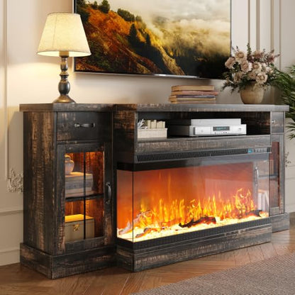 70" Fireplace TV Stand for TVs Up to 80", view 2