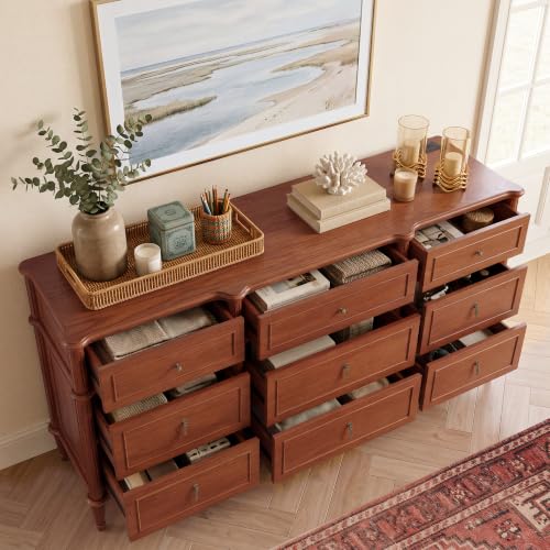 63" 9-Drawer Dresser with Power Outlet, view 5