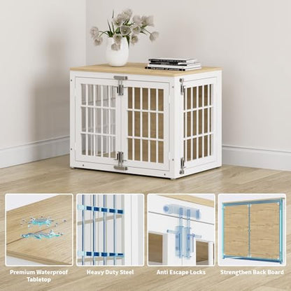 33" Heavy Duty Dog Crate Furniture for Small/Medium Dogs, view 4