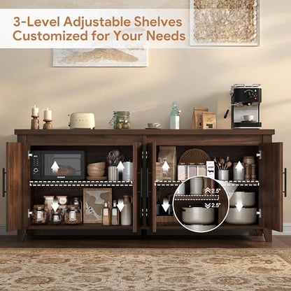Modern Buffet Cabinet with Storage, view 4