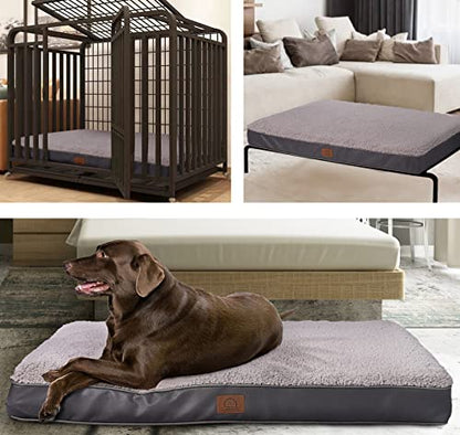 Washable Orthopedic Large Dog Bed with Removable Cover, Pet Bed Mat, view 7