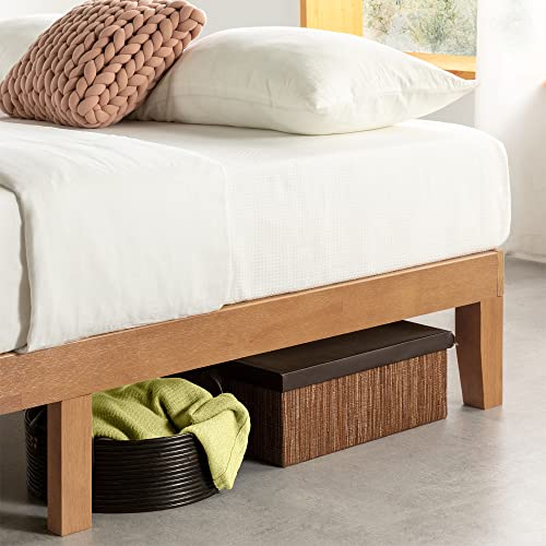 Naturalista Classic, 12 Inch Solid Wood Platform Bed with Wooden Slats, view 5