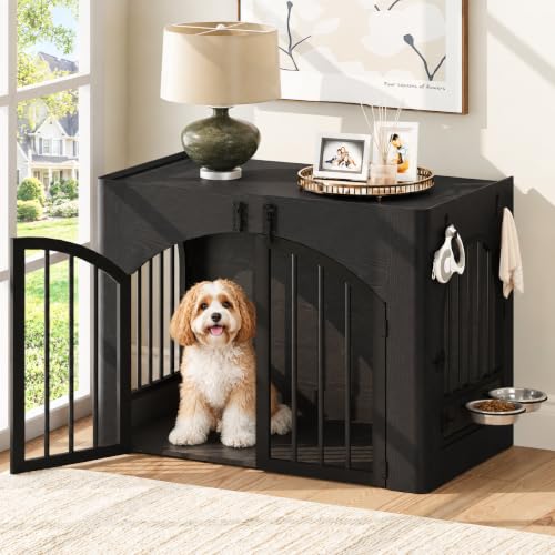 31.5" Dog Crate Furniture for Small/Medium Dogs, view 2