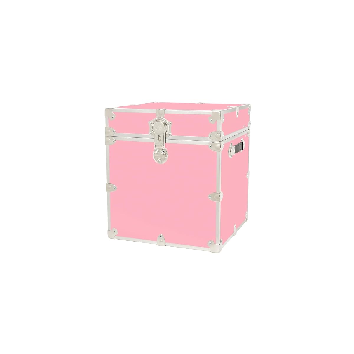 Classic Cube Trunk - Home Storage Box, College Footlocker and Seating - 18"x18"x20", 1500+ lbs Capacity, Many Colors, Soft-Close Lid. USA Made Secure Dorm Furniture & Organization