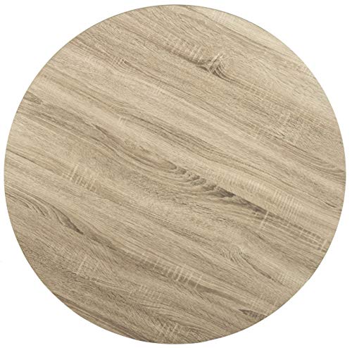 Safavieh Home Collection Mansel Mid-Century Light Oak Hairpin Leg Round Coffee Table