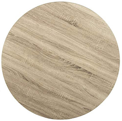Safavieh Home Collection Mansel Mid-Century Light Oak Hairpin Leg Round Coffee Table