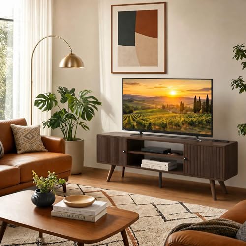 55" Mid Century Modern TV Stand for TVs Up to 60 Inch, view 4