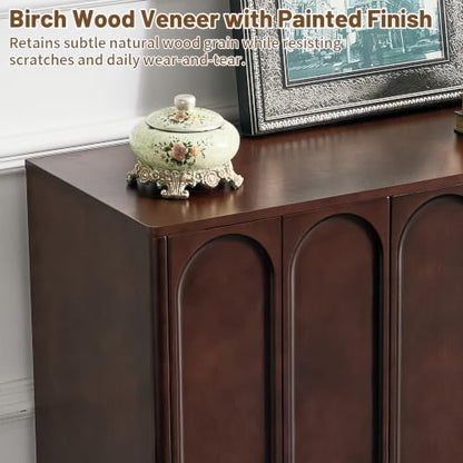 Walnut Sideboard Cabinet with Storage, view 5