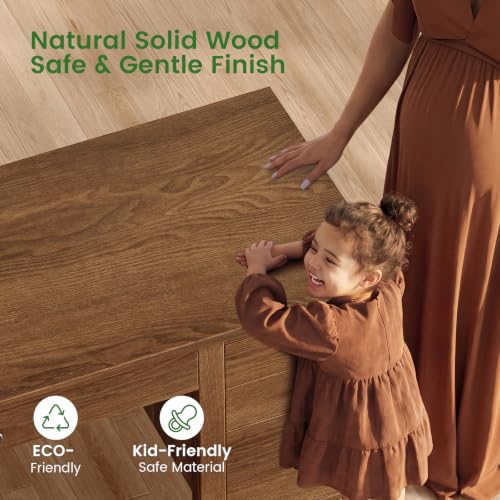 Solid Pine Wood Computer Desk, view 5