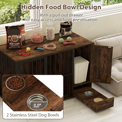 47.5-inch Dog Crate Furniture, view 7