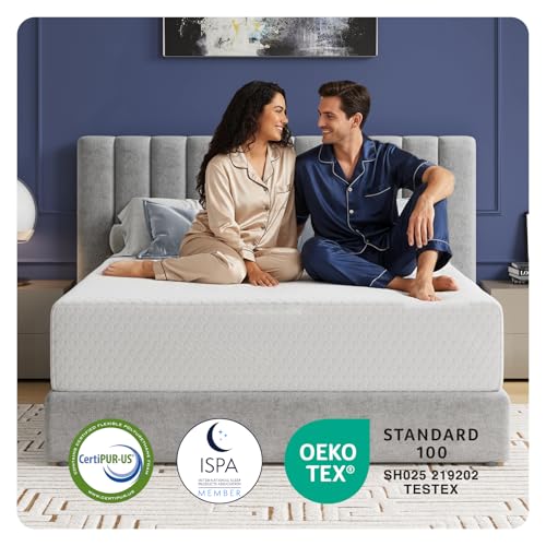Twin Mattress 10 Inch, Memory Foam Twin Size Mattress in a Box for Comfort Sleep & Pressure Relief, CertiPUR-US Certified Mattresses Medium Firm
