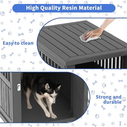 Dog Crate Furniture Lockable Dog Kennel Indoor Dog Crate Heavy Duty Decorative, view 5