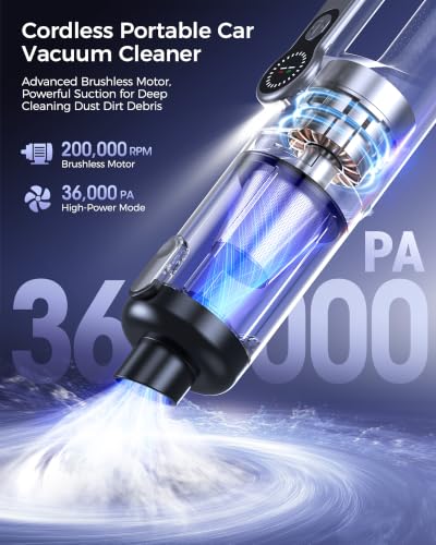 Cordless Handheld Vacuum Cleaner, 2-in-1 Vacuum & Blower, view 3
