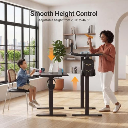 Electric Standing Desk, 32x19 Inch, Black, view 5
