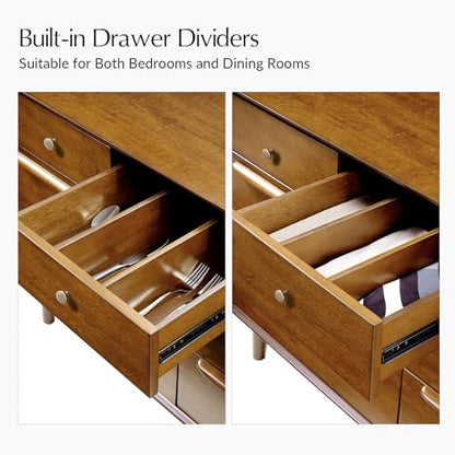 7 Drawer Dresser for Bedroom, view 5