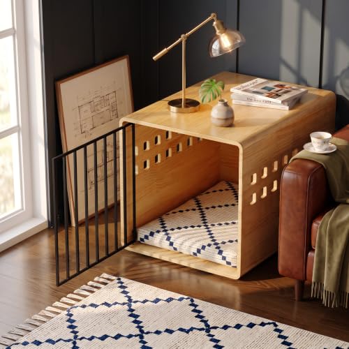 30 Inch Solid Wood Puppy Crates for Small Dogs Crate End Table, view 5
