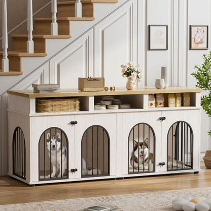 Double Dog Crate Furniture 71", view 7