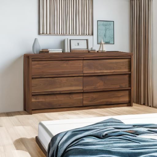 Harvey Park 6 Drawer Dresser for Bedroom Wooden Dressers & Chest of Drawers, view 6