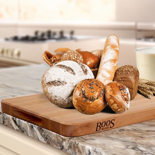 John Boos Chop-N-Slice Series Rectangular Wooden Maple Cutting Board, view 3