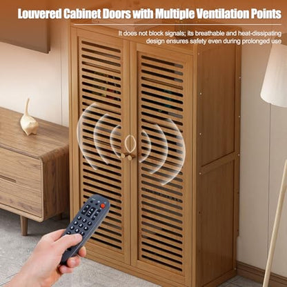 HARELA Decorative WiFi Router Storage Cabinet, view 6