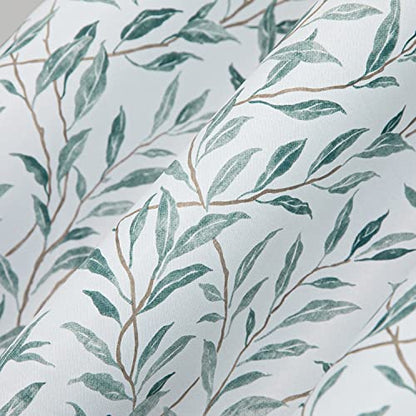 Willow Leaf 80% Blackout Curtains, 52 x 84, 2 Panels