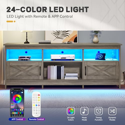 TV Stand for 80/75/70 Inch TVs, view 6