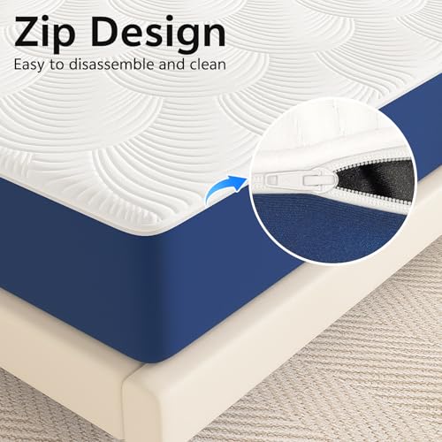 Queen Mattress 12 Inch, Queen Cooling Gel Memory Foam Mattress, view 4