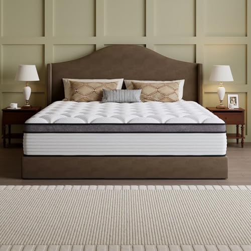 [New Version] 12 inches Hybrid Mattress King Size, view 4