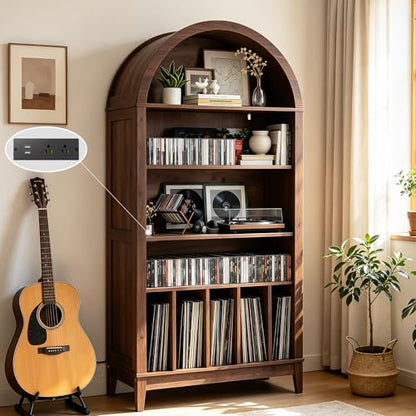 Large Record Player Stand Holds 350+ Albums, view 2