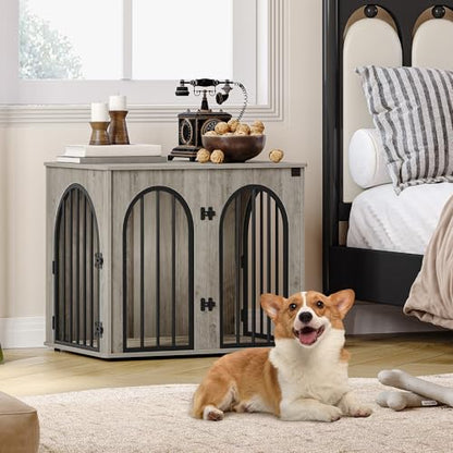 26.8'' Dog Crate Furniture, Dog Kennel Indoor for Small Dogs, view 4