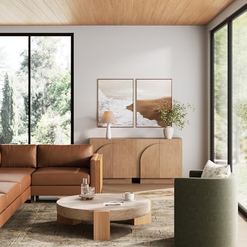 Nathan James Iris Mid-Century Modern Buffet Sideboard Credenza, view 6