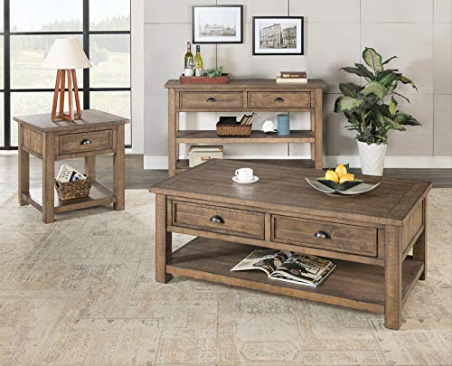 Martin Svensson Home Monterey Solid Wood Coffee Table, Reclaimed Natural