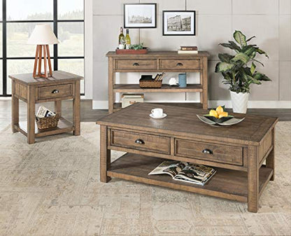 Martin Svensson Home Monterey Solid Wood Coffee Table, Reclaimed Natural