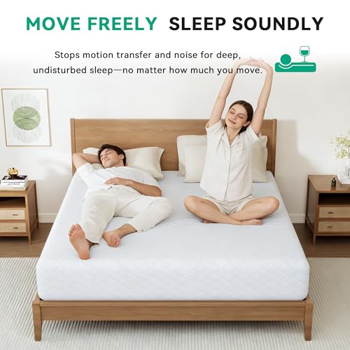 6 Inch Twin Mattress, Twin Size Mattress in a Box with Memory Foam, Medium, view 4