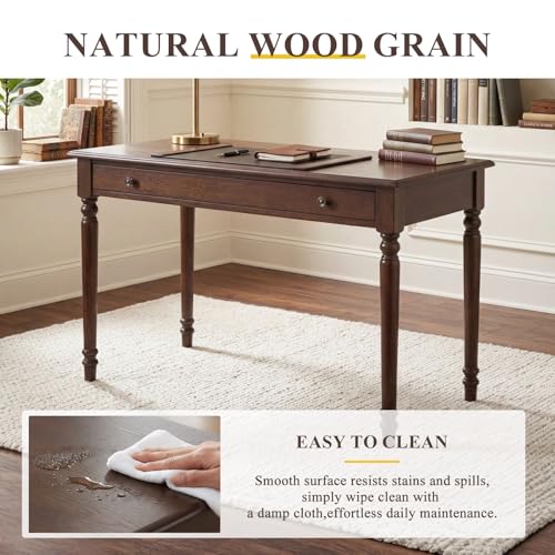 41.5” Home Office Desk, Makeup Vanity Desk with Drawer, view 7