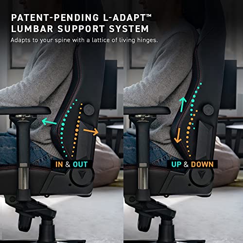 Secretlab Titan Evo Black Gaming Chair - Regular, Leatherette, Ergonomic, view 7