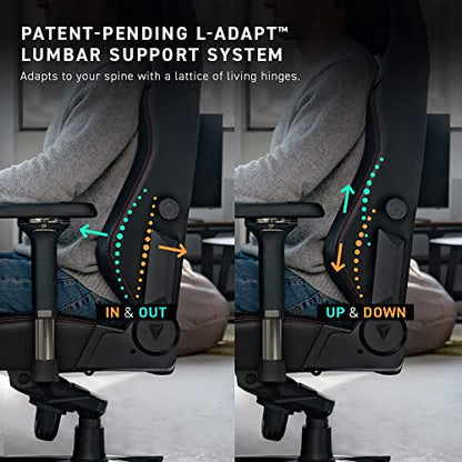 Secretlab Titan Evo Black Gaming Chair - Regular, Leatherette, Ergonomic, view 7