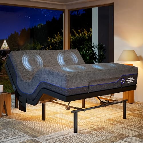 NS1 Massage Adjustable Base with Mattress Set, view 2
