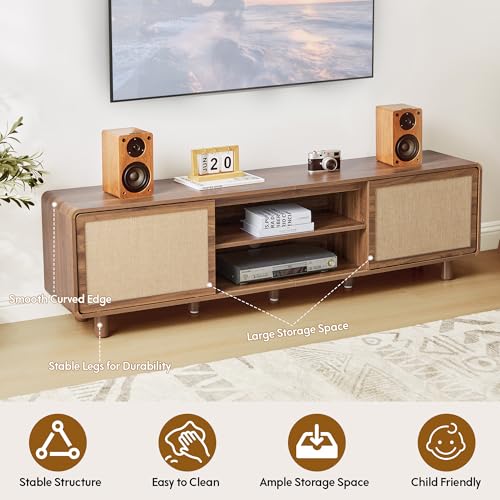 Large TV Stand for TVs up to 80 Inch, view 5