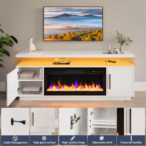 70" TV Stand for TVs up to 75", view 5