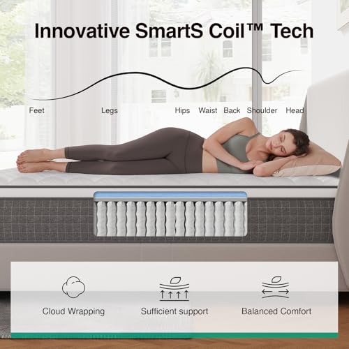 12 Inch Queen Mattress,Queen Size Hybrid Mattress, view 7